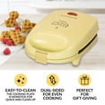 thumbnail image 3 of Nostalgia MyMini Animal Circus Mini Waffle Maker with Non-Stick Cooking Plate, 520W, Orange, 3 of 7