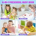 thumbnail image 6 of Montessori Busy Book for Kids, Preschool Kindergarten Learning Activities, Autism Sensory Toys, Travel Toys, Gifts for Girls and Boys 3 4 5 6 7 8 Years, 6 of 7