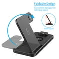 thumbnail image 4 of 15W Wireless Charging Stand Non-slip Stable Support Indicator USB Port Heat Dissipation High Efficiency 4in1 Foldable Fast Charger for  Series, 4 of 10
