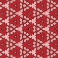 thumbnail image 1 of Ahgly Tapis d'Intérieur Lavable en Machine Carré Rouge, 4 Pieds Carré, 1 of 7