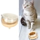 thumbnail image 3 of Cuenco De Comida Para Gatos, Plato Elevado De Cerámica Para Mascotas, Cuencos De Gato Elevados Para Gatos De Interior Con Soporte Inclinado Para Pequeño, Gato Gordo,, 3 of 7