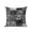 Gray, Black, variant on 1 Pack Outdoor Throw Pillow, Grey Leopard Waterproof Pillow with Insert Included, Farmhouse Vintage Plaid Decorative Accent Cushion Sofa Pillows for Patio Porch, 16 x 16 In