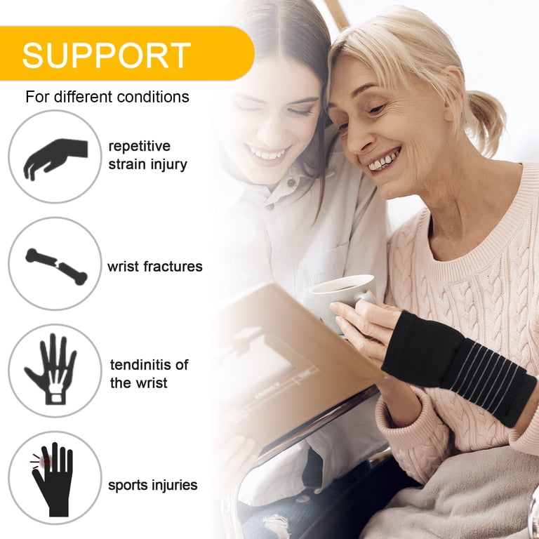 Sixwipe Wrist Brace for Carpal Tunnel, 4-Pack Support photo 6