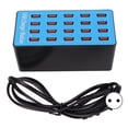 thumbnail image 1 of Estación de carga rápida con cargador concentrador USB de 20 puertos - Adaptador de corriente WLXA5+ de 100 W (enchufe de la UE), 1 of 10