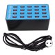 thumbnail image 1 of WLXA5+ 100W 20 puertos USB Hub Cargador Adaptador de corriente de pared Estación de carga rápida 100240V (Enchufe de la UE), 1 of 5