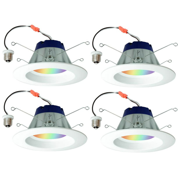Sylvania Lightify 65W LED Maison Intelligente 2700-6500K Couleur / Ampoule Blanche (4 Pack)