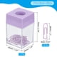 thumbnail image 2 of Soporte de clip de papel magnético Uxcell, organizador de clips de papel de gran capacidad para escritorio, púrpura, 2 of 6