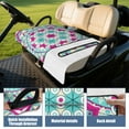 thumbnail image 4 of 51" x 31" Mandala Inspired Golf Cart Seat Towel, Microfiber Cover for EZGO, Club Car, Yamaha Models, 4 of 8