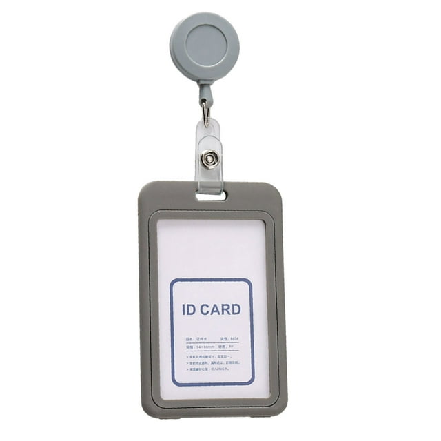 Safe Reliable Work Permit Holder Aluminium Alloy Staff Badge Holder Secure Id Card Case for Work Permits Certificates Work License Id Card Holder