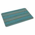 thumbnail image 2 of Teal Wood Grain Door Mat&nbsp;Indoor Outdoor Entrance, Non Slip Small Rug for Kitchen Bathroom Entryway Rug, Farmhouse Vintage Wooden Rustic Washable Doormat Floor Mat for Office 18x30 Inch, 2 of 8