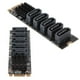 thumbnail image 2 of Adaptador SATA, M.2 a SATA3.0 Riser SAT HDD Tarjeta de expansión PC Eto SATA Riser Card optimizada para la excelencia, 2 of 8