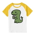 thumbnail image 1 of RXIRUCGD 2025 Vêtements d'Été pour Enfants Tout-Petits Garçons Filles Mode Mignon Col Rond Imprimé Manches Courtes, 1 of 7