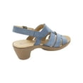thumbnail image 3 of El Naturalista Womens Aqua N5358 Heeled Sandal Shoes, Vaquero, EU 38 / US 8, 3 of 3