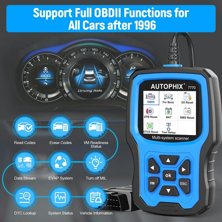 BENTISM BMW OBD2 Scanner Diagnostic Tool, BMW Full Systems Code