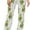 Cute Avocado Floral, variant on Womens Yoga Pants Tropical Flowers Lotus Flare Loose Comfy Lounge Trouser Bootcut Leggings Drawstring
