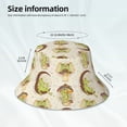 thumbnail image 5 of Balery Frogs Sun Hats for Men Women Bucket Hat UPF 50+ Buckey Hat Boonie Hat Foldable UV Protection Hiking Beach Fishing Summer, 5 of 9