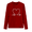 Red, variant on Women's Long Sleeve T-Shirt Clearance Items Women's Linen T-Shirt Women's Fashion Valentine's Day Love Print Round Neck Long Sleeve Top T Shirt