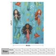 Autua Mermaids Stars Underwater Warm Lightweight Microfiber Polyester