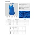thumbnail image 4 of Women Gym Tops Black Sleeveless Yoga Top Women Fitness Shirt Gym Vest Running workout Sports Tops Letter Backless Shirt, 4 of 4