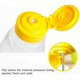 thumbnail image 3 of 2pcs Honey Bear Cup Squeezable Therapy And Special Needs Assistive Drink Container, Spill Leak Resistant Lid, 3 of 5