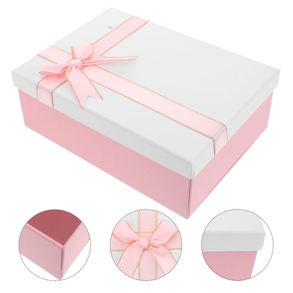 GETAJGHSD Reusable Multi Color Foldable Paper Keepsake Box for Birthday and Christmas Packaging