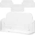 thumbnail image 1 of 4Pcs Business Cards Holder Business Card Holder Display Photocard Holder Plastic Cards Organizer, 1 of 9