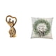 thumbnail image 1 of Adorno de escultura de aniversario para enamorados, regalo para familia, novia, hombre, con funda de cojín navideña para sofá, sillón, hogar, oficina,, 1 of 8