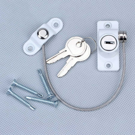 SHOPFIVE Door Window Security Lock Window Restrictor Safety Device Key Lock Child Safe Limit  Child Safety Doors