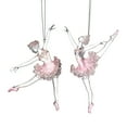 thumbnail image 1 of Acrylic Ballerina Dancers Ornaments, 6-Inch, 2-Piece, 1 of 1