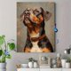 thumbnail image 4 of Qisvanset Framed Canvas Wall Art 12x16 Inch Vintage Boxer Dog Regal Farmhouse Pet Art, 4 of 5