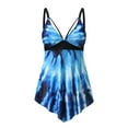 thumbnail image 5 of Ayfxijin High-Waisted Printed Tankini,Women's Modest Split Swimwear with Full Coverage S-XXL, 5 of 8