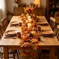 thumbnail image 5 of Halloween Decoration Indoor Outdoor Clearance Under $5.00! Thanksgiving Fall Decorations for Home, Artificial Maple Leaves Pumpkins Sunflowers And Vines For Thanksgiving Home Decor And Festive, 5 of 6