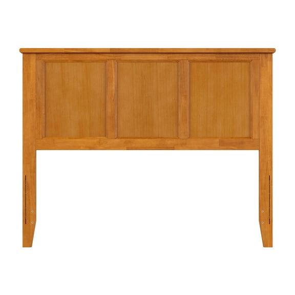 Maykoosh Rustic Revival Solid Wood Panel Headboard in Light Toffee