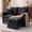 Black, variant on Daeorio 52" Upholstered Sofa,Loveseat Cloud Couch Comfy Chenille 2 Pillows for Small Spaces,Living Room,Bedroom and Apartment(Beige)