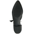 thumbnail image 6 of Journee Womens Vielo Ballet Almond Toe Buckle Flats, Widths Available, 6 of 10