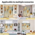 thumbnail image 6 of Vintage Hot Air Balloon Kitchen Curtains 63 Inch Length, Modern Balloon Floating Grommet Top Bedroom Living Room Curtains, Light Filtering Cafe Curtain Drapes 2 Panels Set 84''x63'', 6 of 9