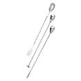 thumbnail image 3 of Shisuyan Long Cocktail Spoons Silver 3Pcs 12.6In Dishwasher Safe, 3 of 8