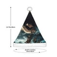thumbnail image 3 of Balery Wave Sailboat Shark Pattern Santa Hat Christmas Hat Funny Christmas Hat Christmas Knitted Beanie Hat For Men Women Adult, 3 of 6