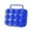 Blue, variant on Clearance Sale! Outdoor Portable Egg Holder Blue 12 Grid Camping Egg Rack Portable Egg Container Suitable for Outdoor Hiking Family Picnicking Rv