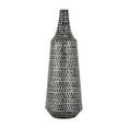 thumbnail image 6 of DecMode 28" Tribal Handmade Black Mother of Pearl Vase, 6 of 8