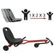 thumbnail image 4 of Landshark Ride-On, Kinetic Energy Shark Action Kids Ages 5-12, Red, Push & Pedal Ride-On, 4 of 8