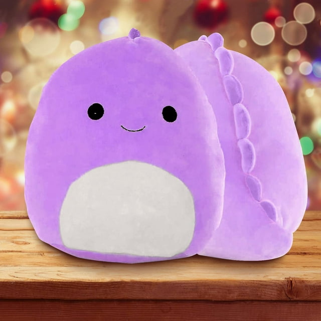 Muñeco de peluche HUOGUO, dinosaurio, morado, 20 cm, para niños