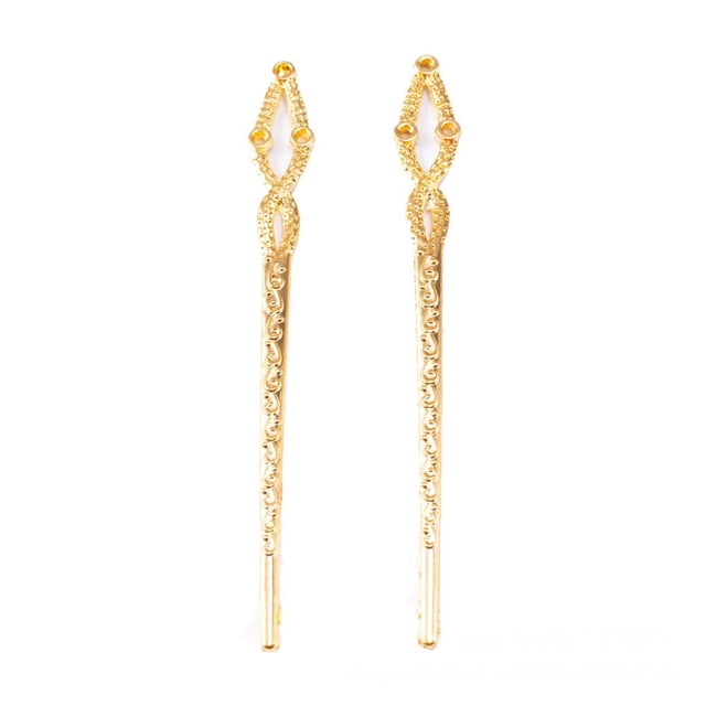 Pinza de pelo Minnieouse dorado para mujer accesorios de tocado DIY