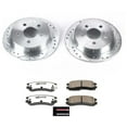 thumbnail image 3 of PowerStop Rear Z26 Street Warrior Carbon-Fiber Ceramic Brake Pad and Drilled and Slotted Rotor Kit Fits: BUICK CHEVROLET OLDSMOBILE PONTIAC Select Models K1558-26, 3 of 9