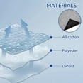 thumbnail image 4 of 1 * Over The Door Clothes Steamer Pad-Black & Gray, 4 of 8