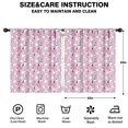 thumbnail image 2 of Blackout Kids Curtains,Pink Cartoon Unicorn Heart Pattern Childrens Insulated Curtains Set Of 2,Bedroom Essentials,Toddler Room Decor 52"x63", 2 of 5