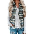 thumbnail image 1 of Lumento Women Loose Winter Warm Jacket Vest Plush Zip-Up Sherpa Jackets Casual Sleeveless Waistcoat With Pockets Gray XL, 1 of 2