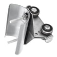thumbnail image 2 of Galvanized Stainless Steel Cable Track Roller Trolley with 24mm Diameter Pulleys, 50mm Spacing, High Accuracy Bearing Balls for Stable Rotation, Curved Edge Design Reduces Drag and Track Adhesion -, 2 of 7