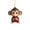 A, variant on Bjutir Christmas Tree Pendant Tree Monkey Pendant Christmas Pendant Book Stacking Ornaments Christmas Monkey Holding Christmas Acrylic Ornaments New Year Ornaments