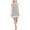 Off-White - creamcombo, variant on Rachel Roy Womens Jules Striped Cap Sleeves Casual Dress